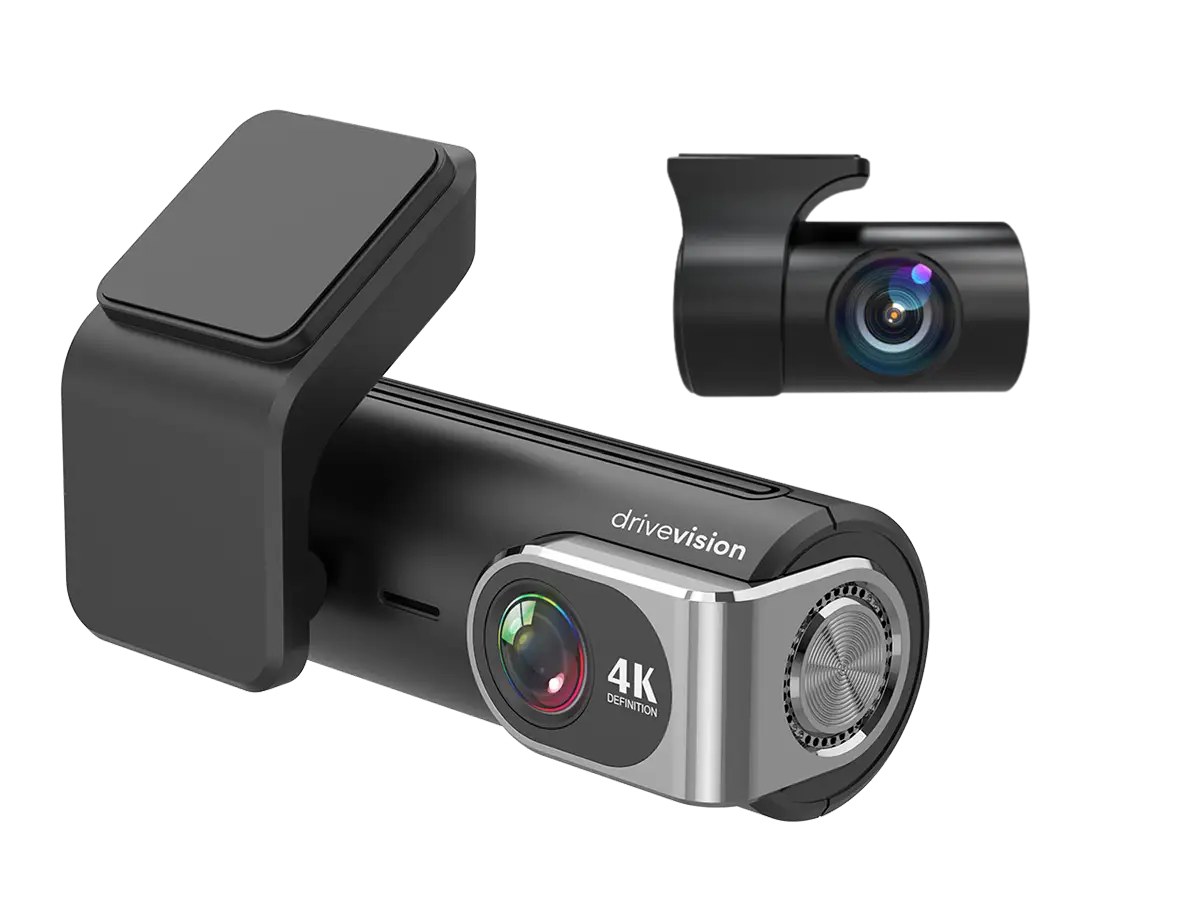 #1 Best Dash Cam Australia 2025: The DriveVision 4K 2 Channel Dash Cam, offering clear front and rear coverage